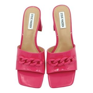 Steve Madden Pink Rego Slide Sandal